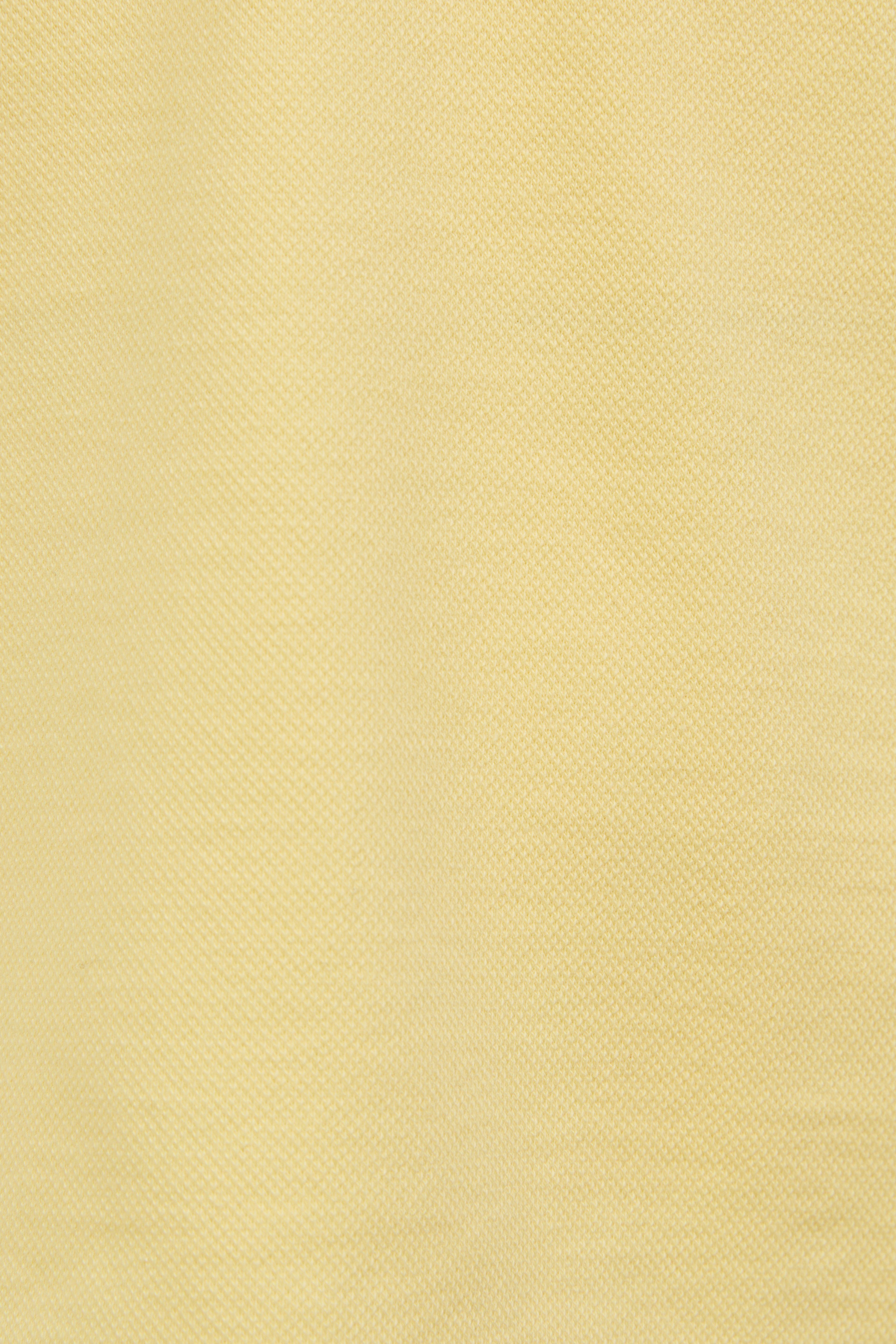 Kız Çocuk Polo Yaka Açık Sarı Basic Tişört - Image 7