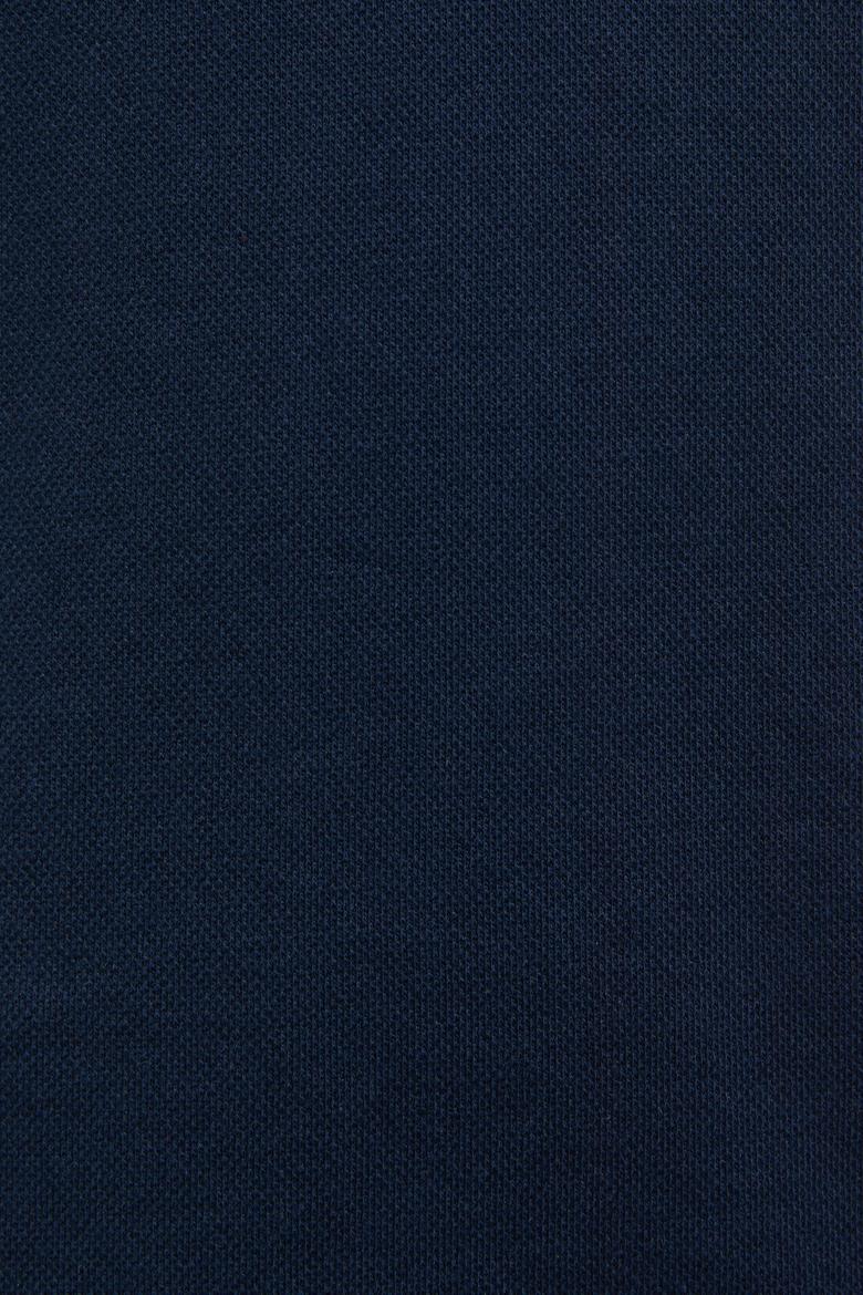 Kız Çocuk Polo Yaka Lacivert Basic Tişört - 50328218040