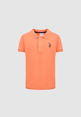 Erkek Çocuk Turuncu Polo Yaka Basic Tişört - 50325608100