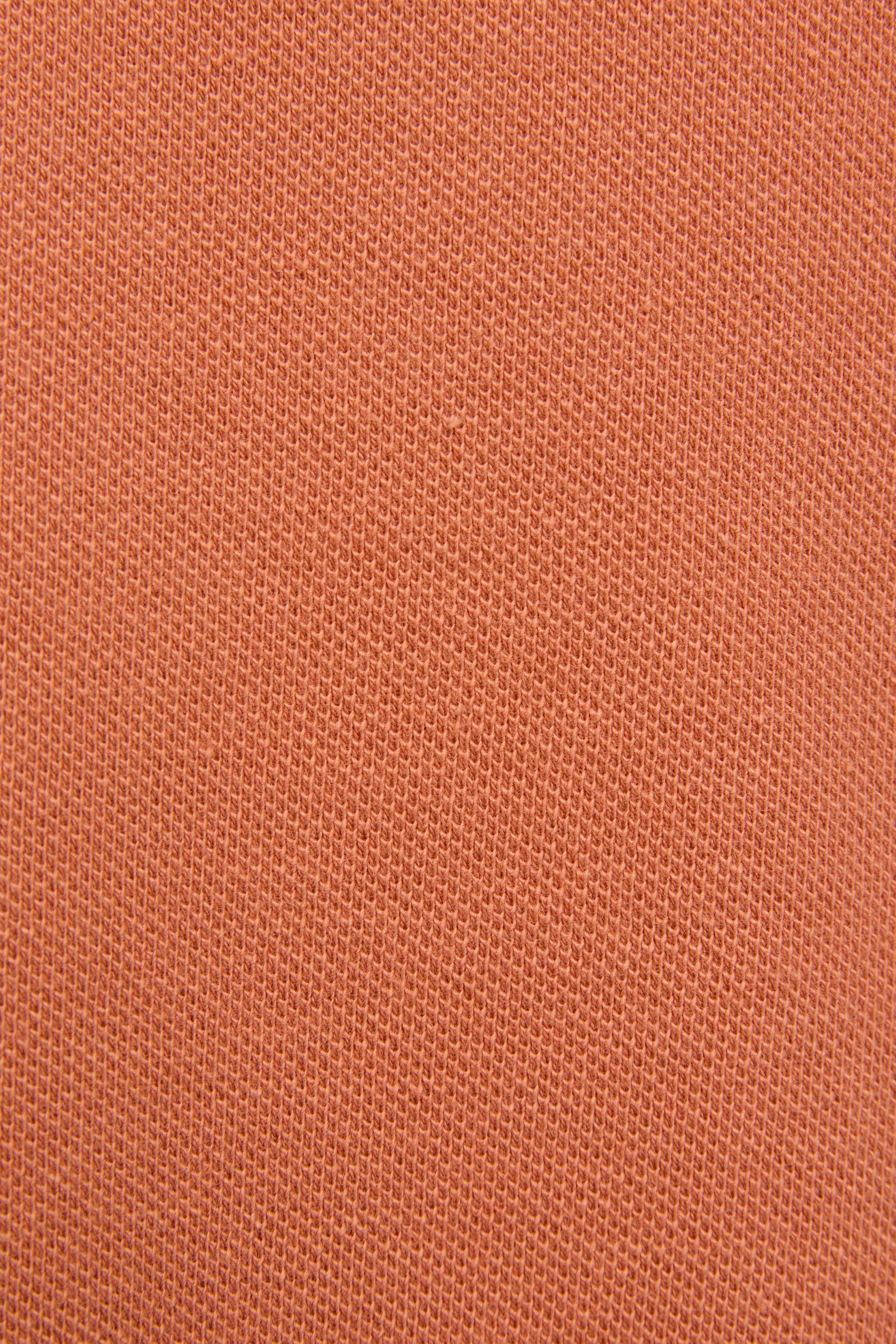 Erkek Çocuk Gül Kurusu Polo Yaka Basic Tişört - Image 7