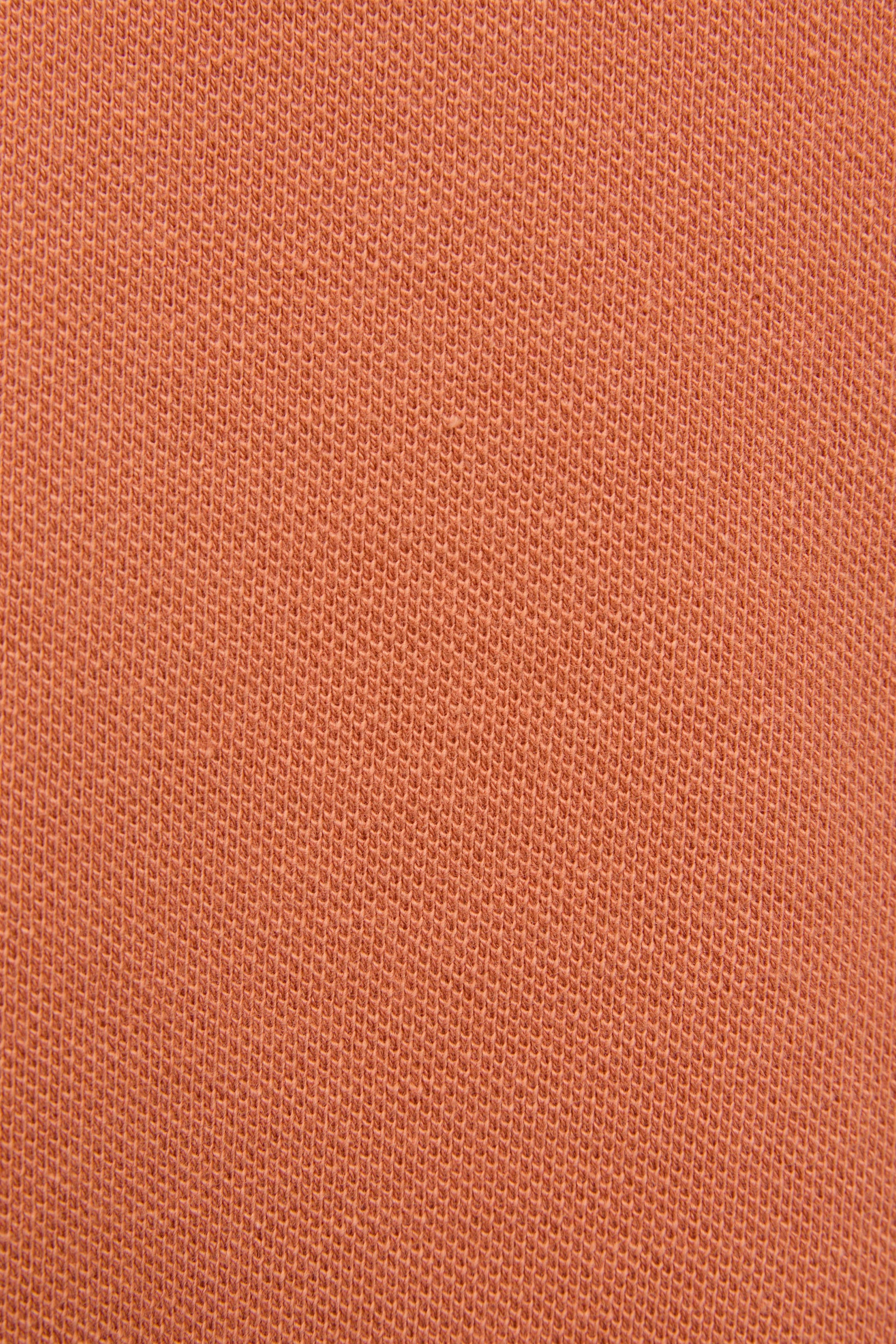 Erkek Çocuk Gül Kurusu Polo Yaka Basic Tişört