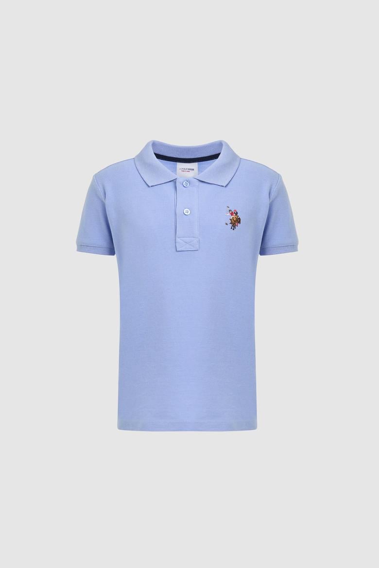 Erkek Çocuk Lavanta Polo Yaka Basic Tişört - 50325608163