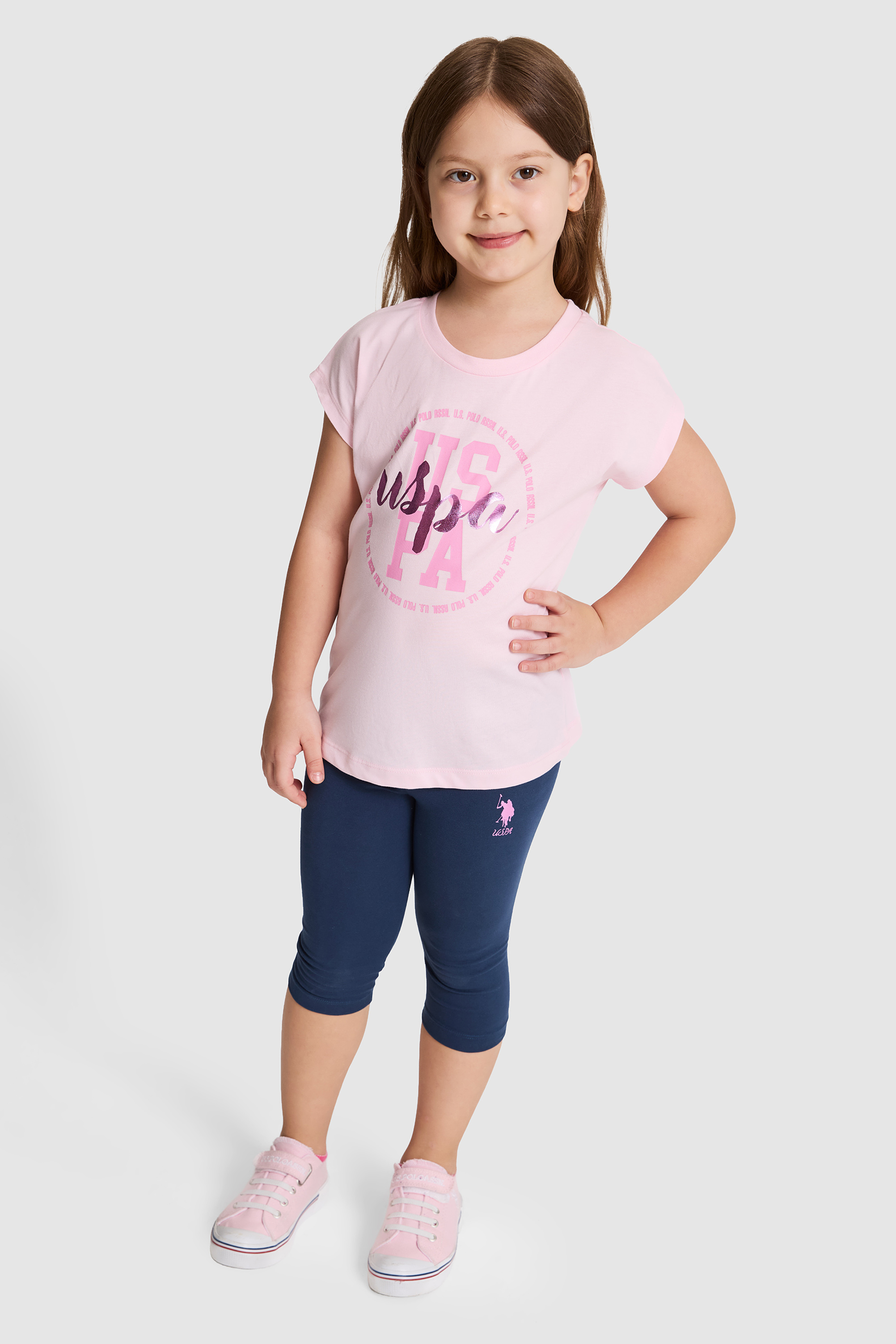 Kız Çocuk Pembe Alt Üst Takım - Image 4