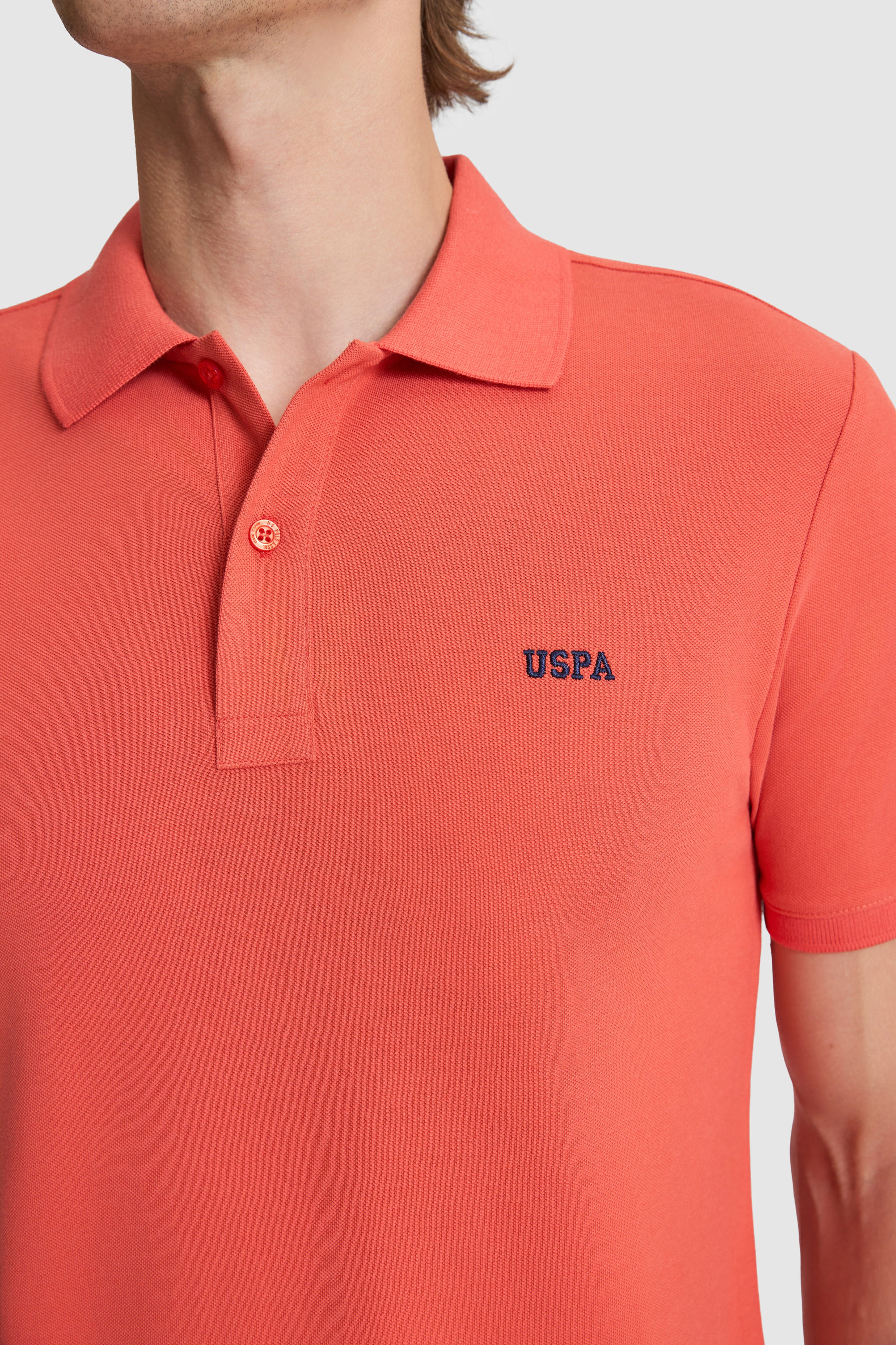 Erkek Kremit Regular Fit Polo Yaka Basic Tişört
