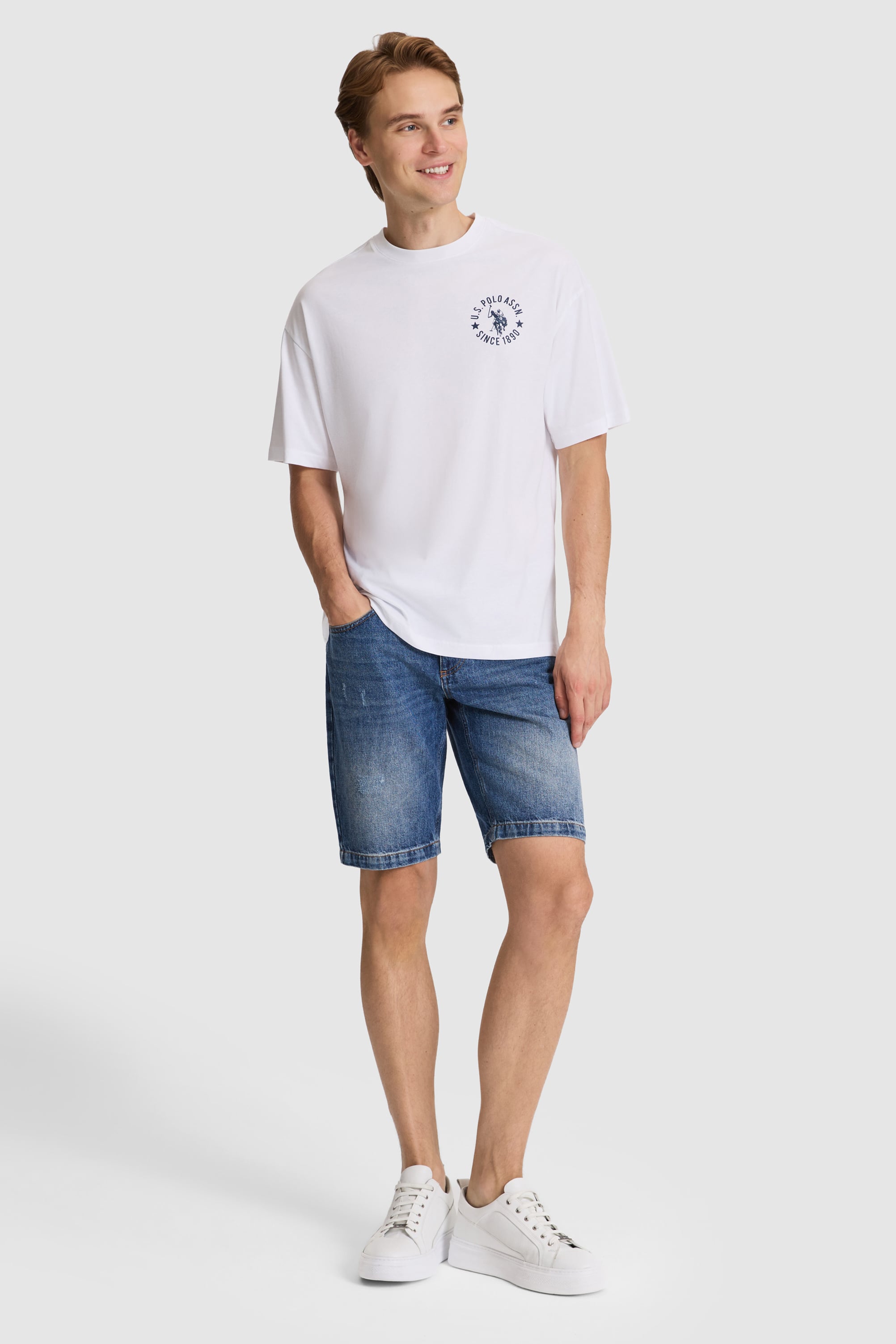 تی شرت یقه گرد Oversize مردانه یو اس پولو | U.S. Polo Assn. - تصویر 4