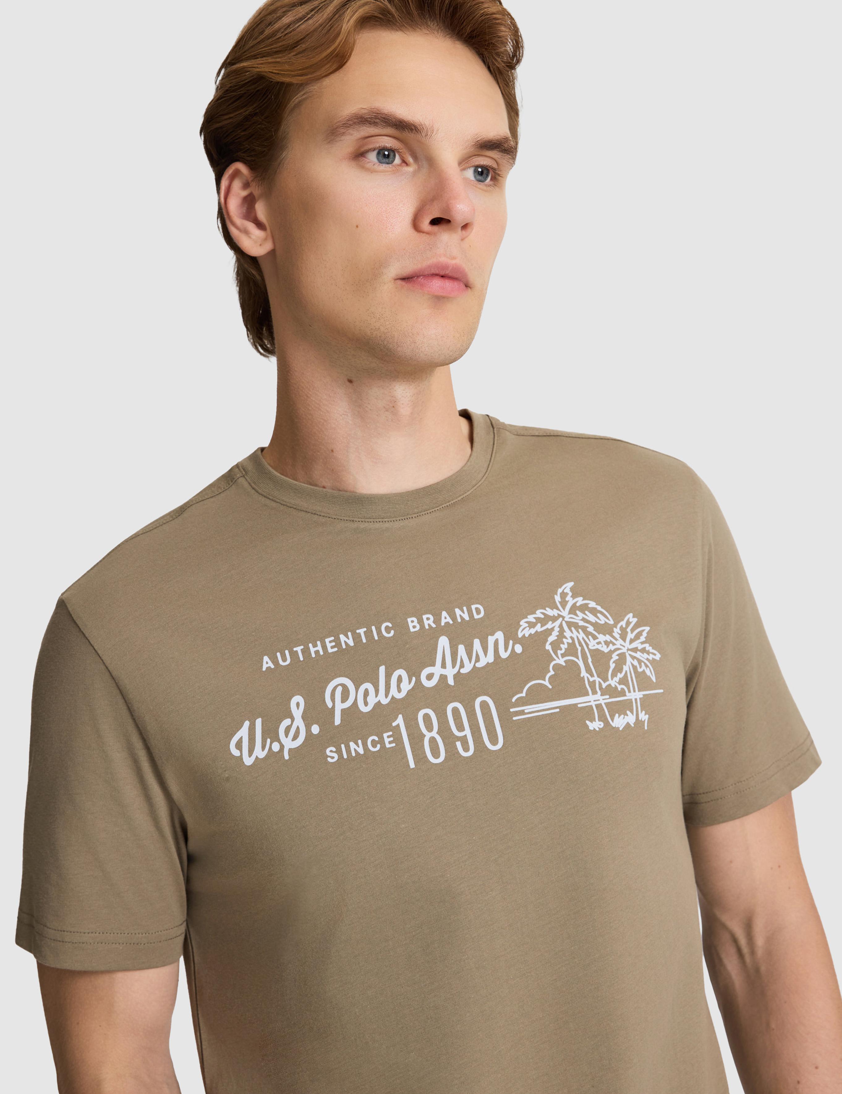 تی شرت یقه گرد رگولار مردانه یو اس پولو | U.S. Polo Assn. - تصویر 2