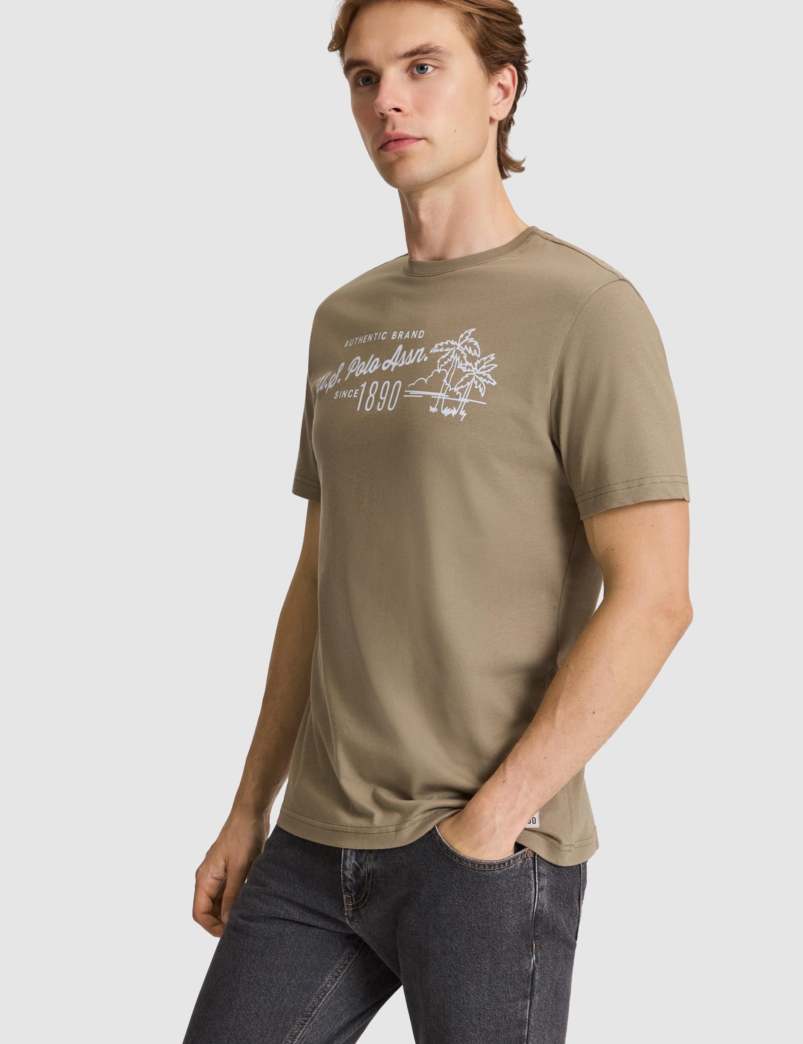 تی شرت یقه گرد رگولار مردانه یو اس پولو | U.S. Polo Assn. - تصویر 3