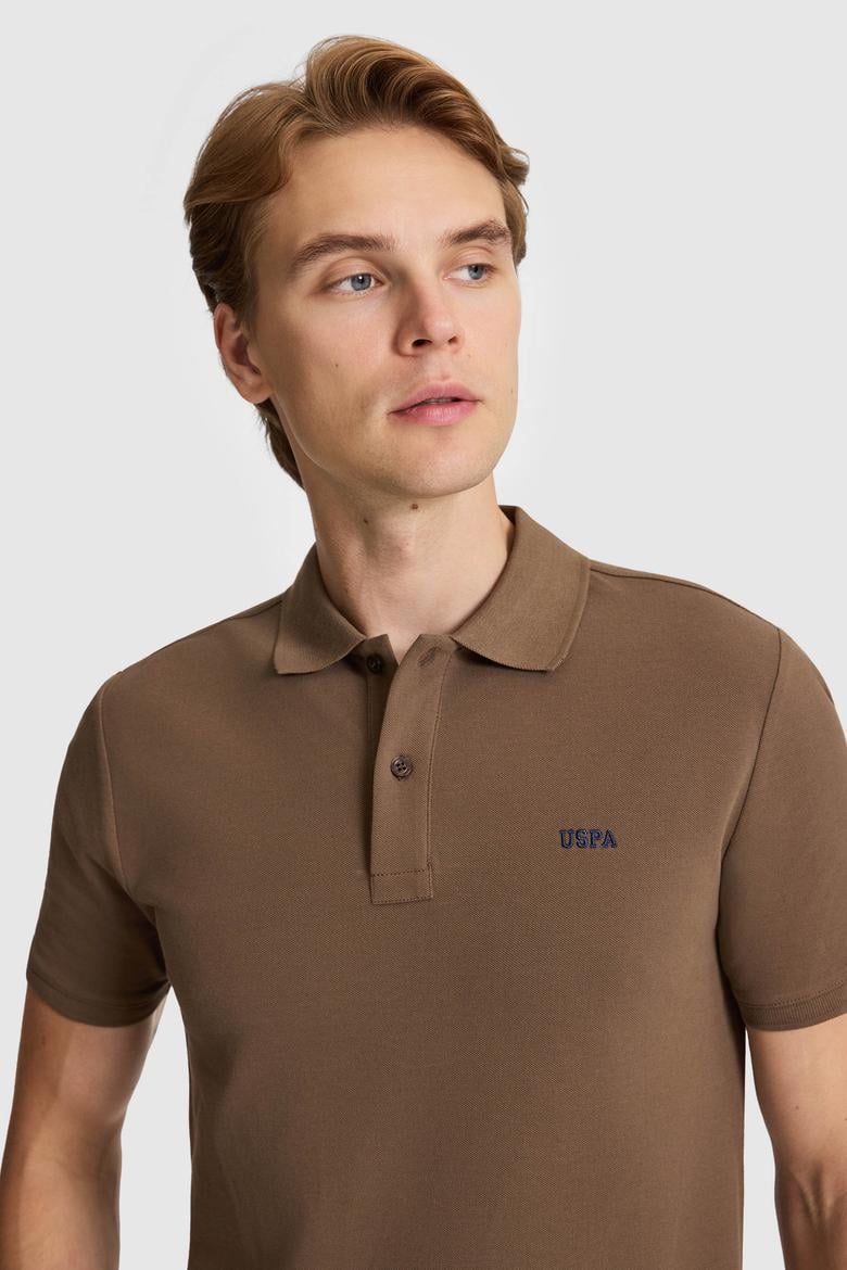 Erkek Kahverengi Basic Tişört - 50326963069
