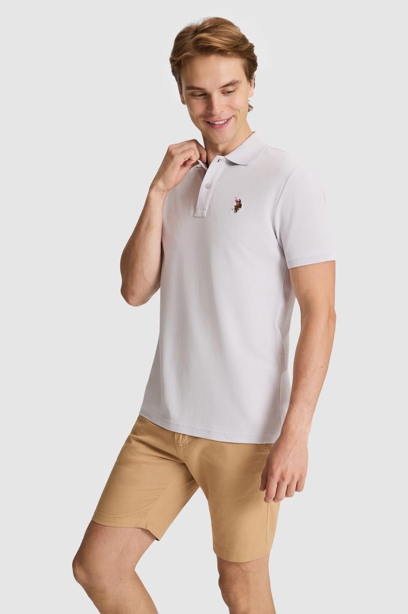 Erkek Açık Gri Basic Tişört