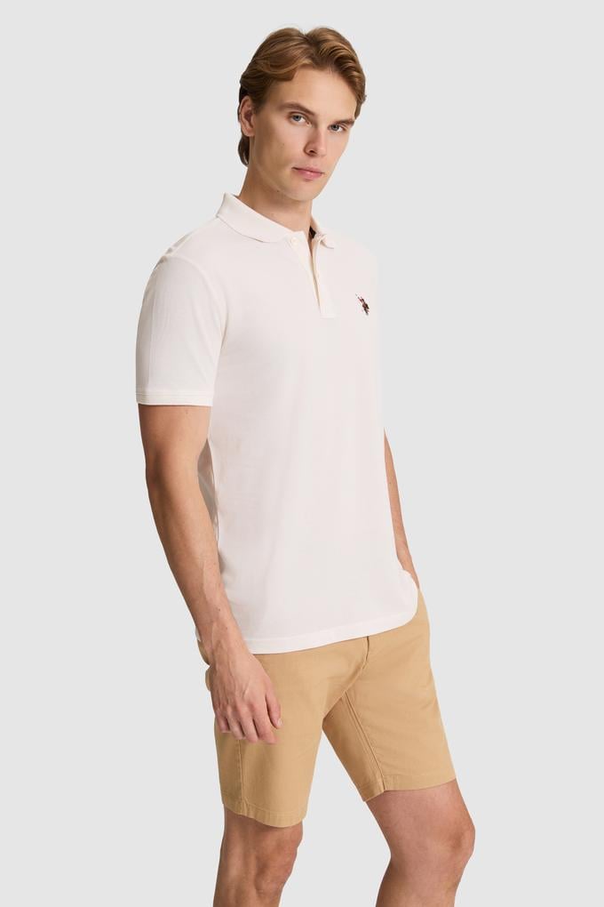 Erkek Krem Basic Tişört