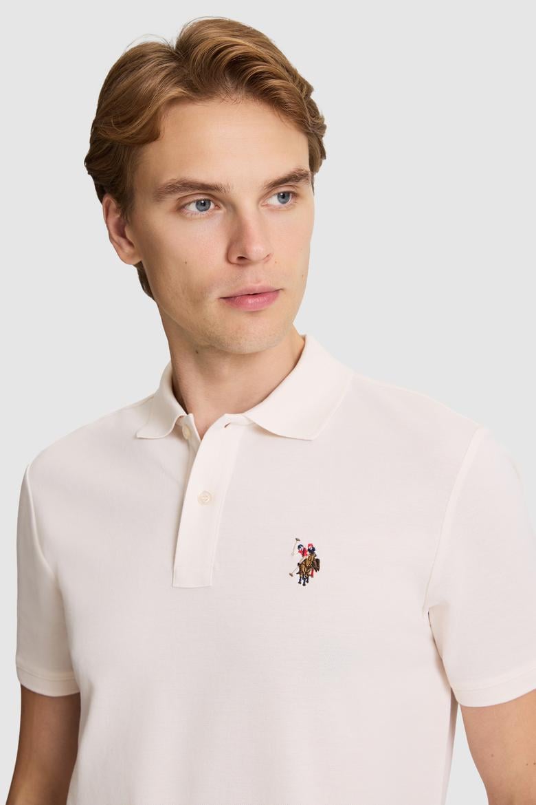 Erkek Krem Basic Tişört - 50326972067