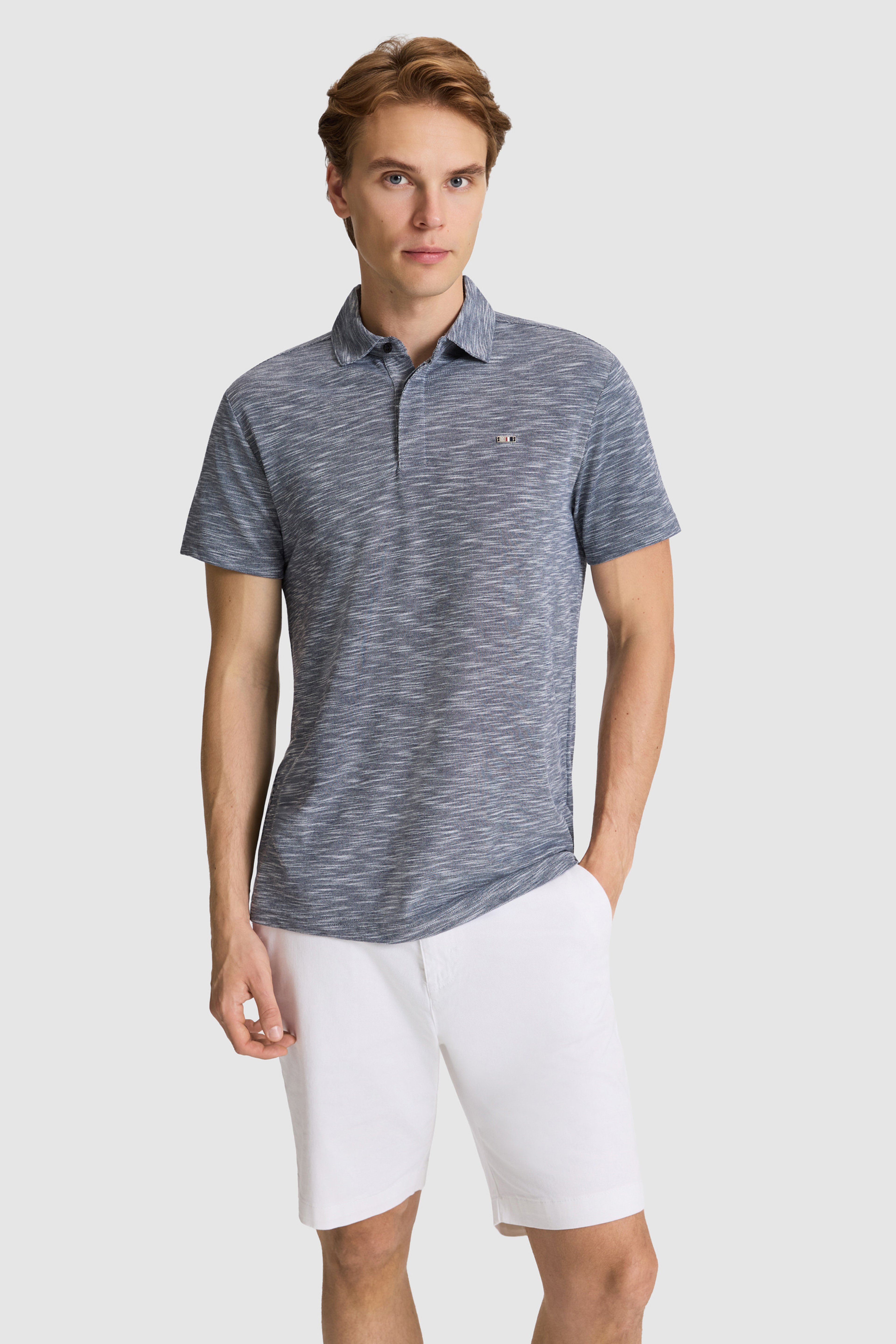 Erkek Lacivert Regular Fit Polo Yaka Tişört