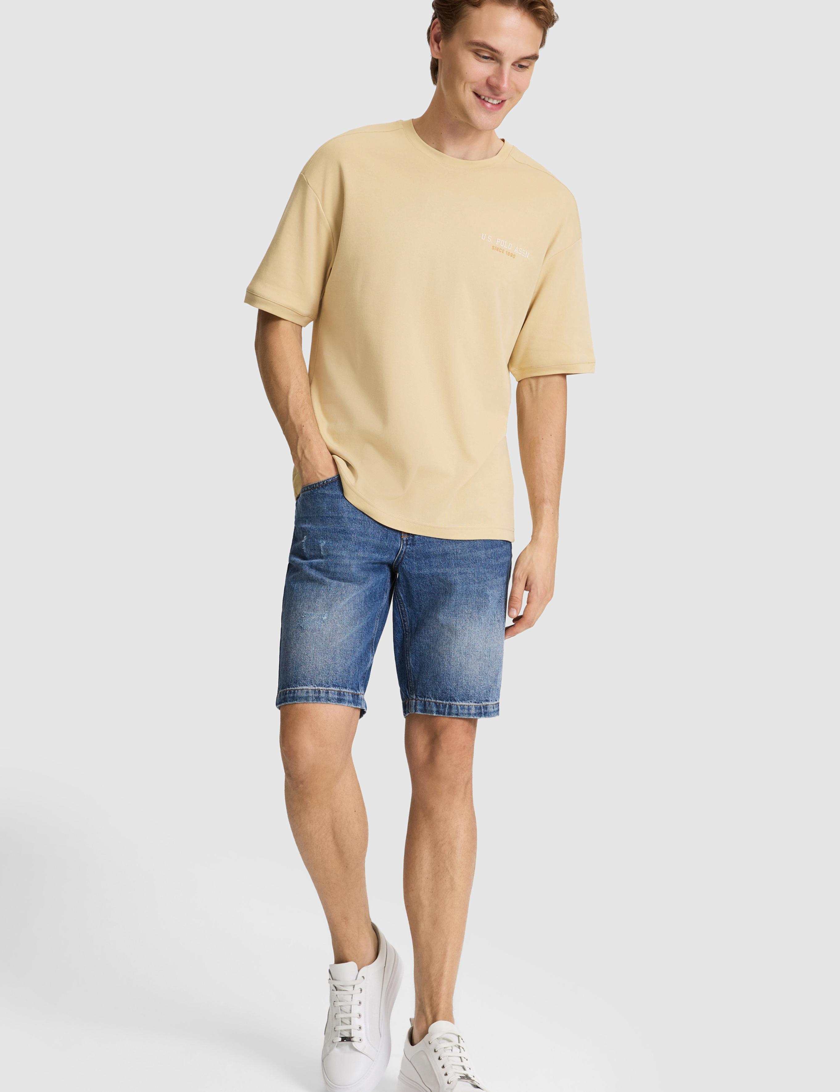 تی شرت یقه گرد ریلکس مردانه یو اس پولو | U.S. Polo Assn. - تصویر 4