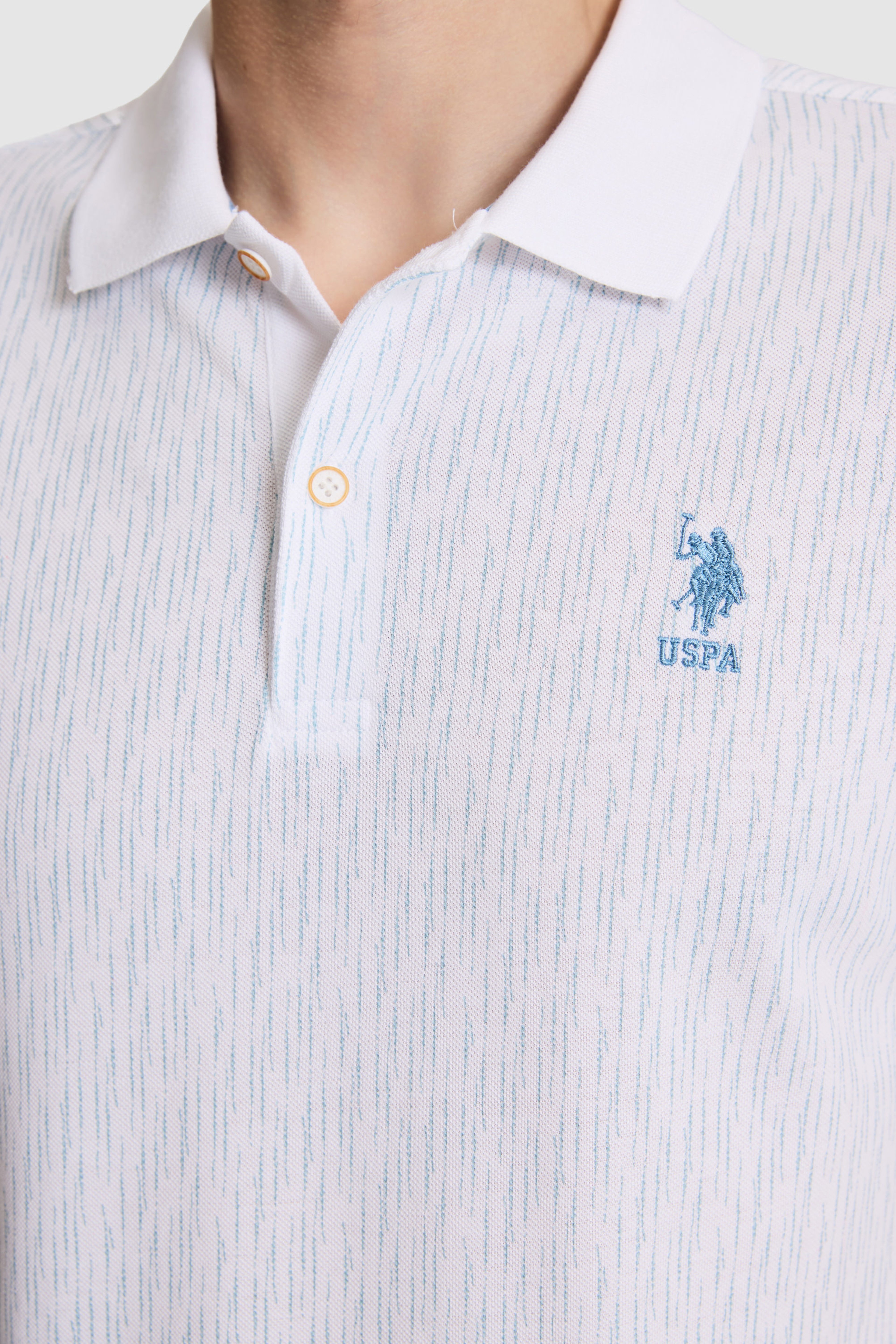 Erkek Mavi Regular Fit Polo Yaka Tişört