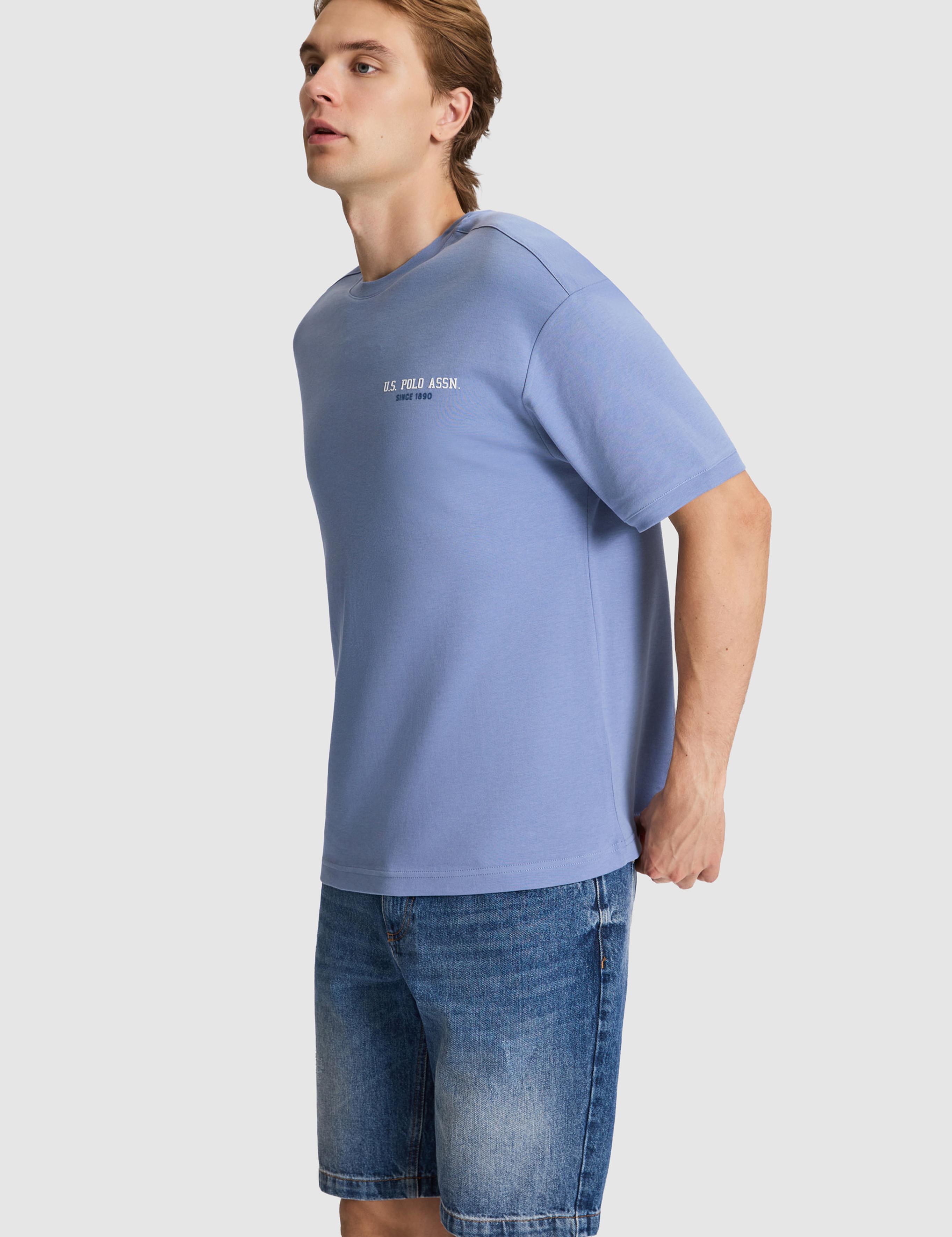 تی شرت یقه گرد ریلکس مردانه یو اس پولو | U.S. Polo Assn. - تصویر 3
