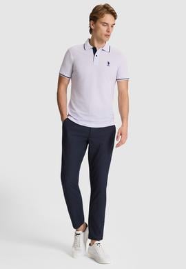 Erkek Lila Basic Tişört - 50326975067