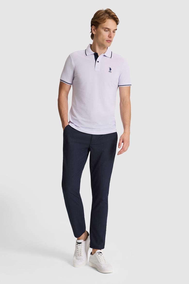 Erkek Lila Basic Tişört - 50326975067