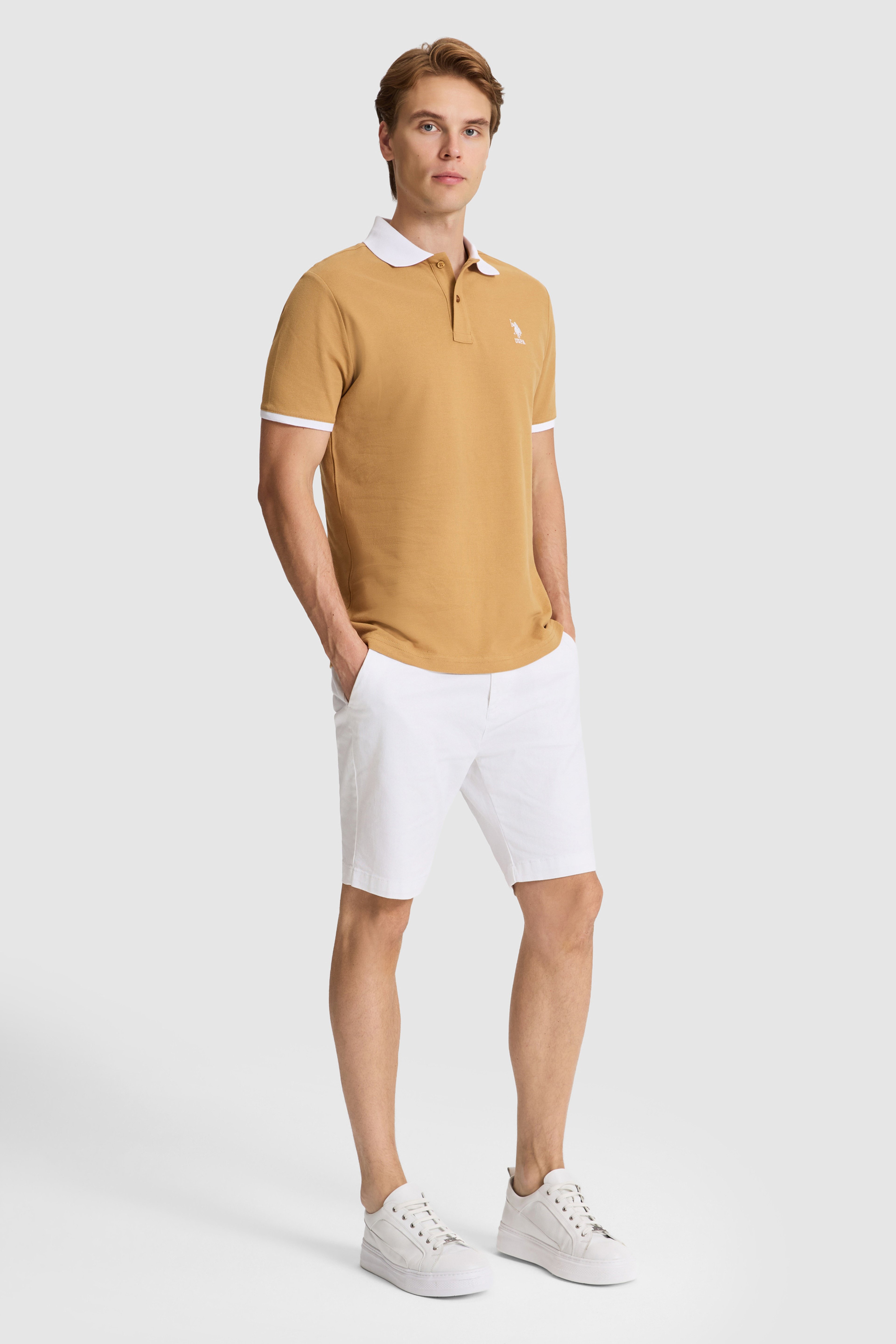 Erkek Coconut Regular Fit Polo Yaka Basic Tişört - Image 4