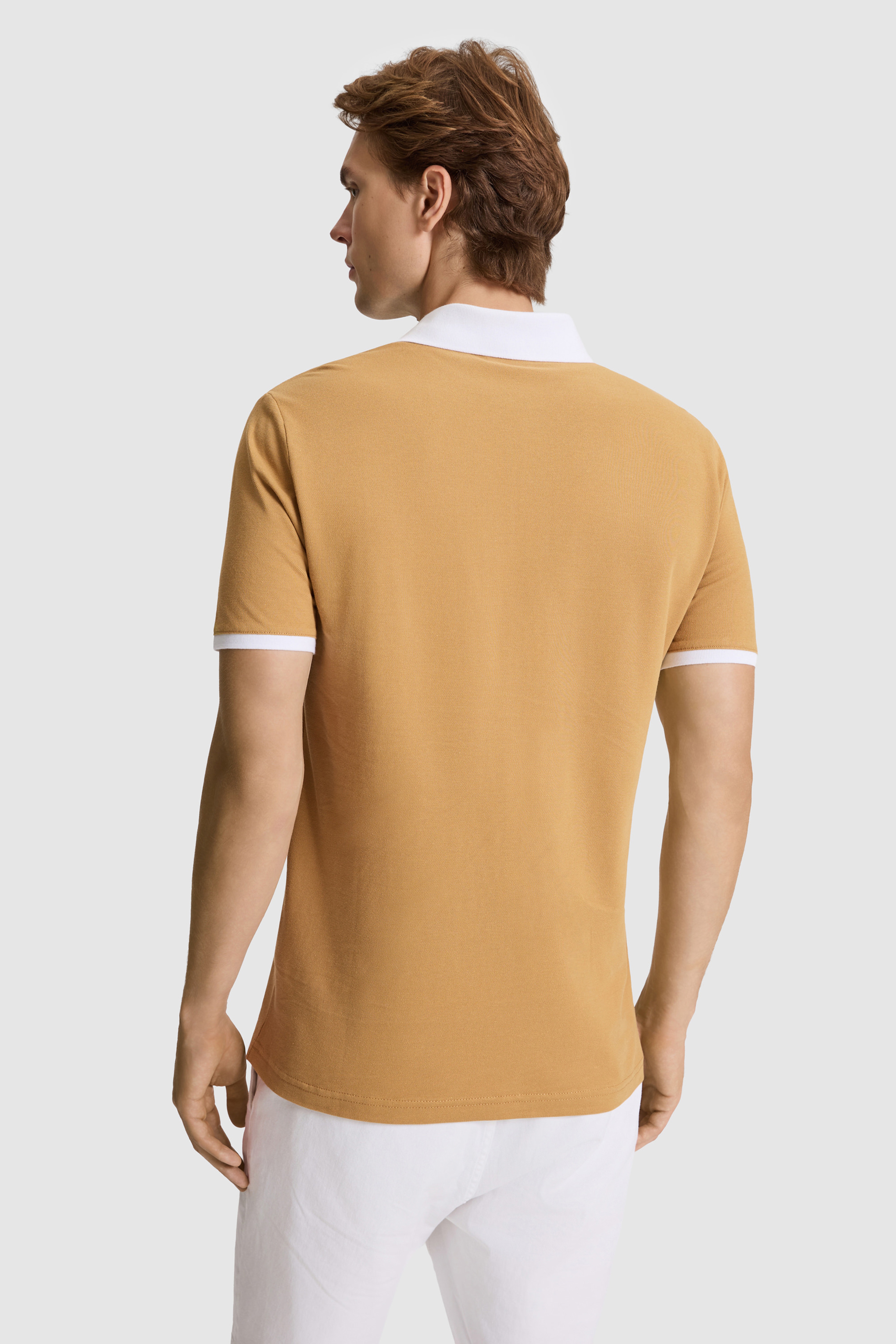 Erkek Coconut Regular Fit Polo Yaka Basic Tişört - Image 5
