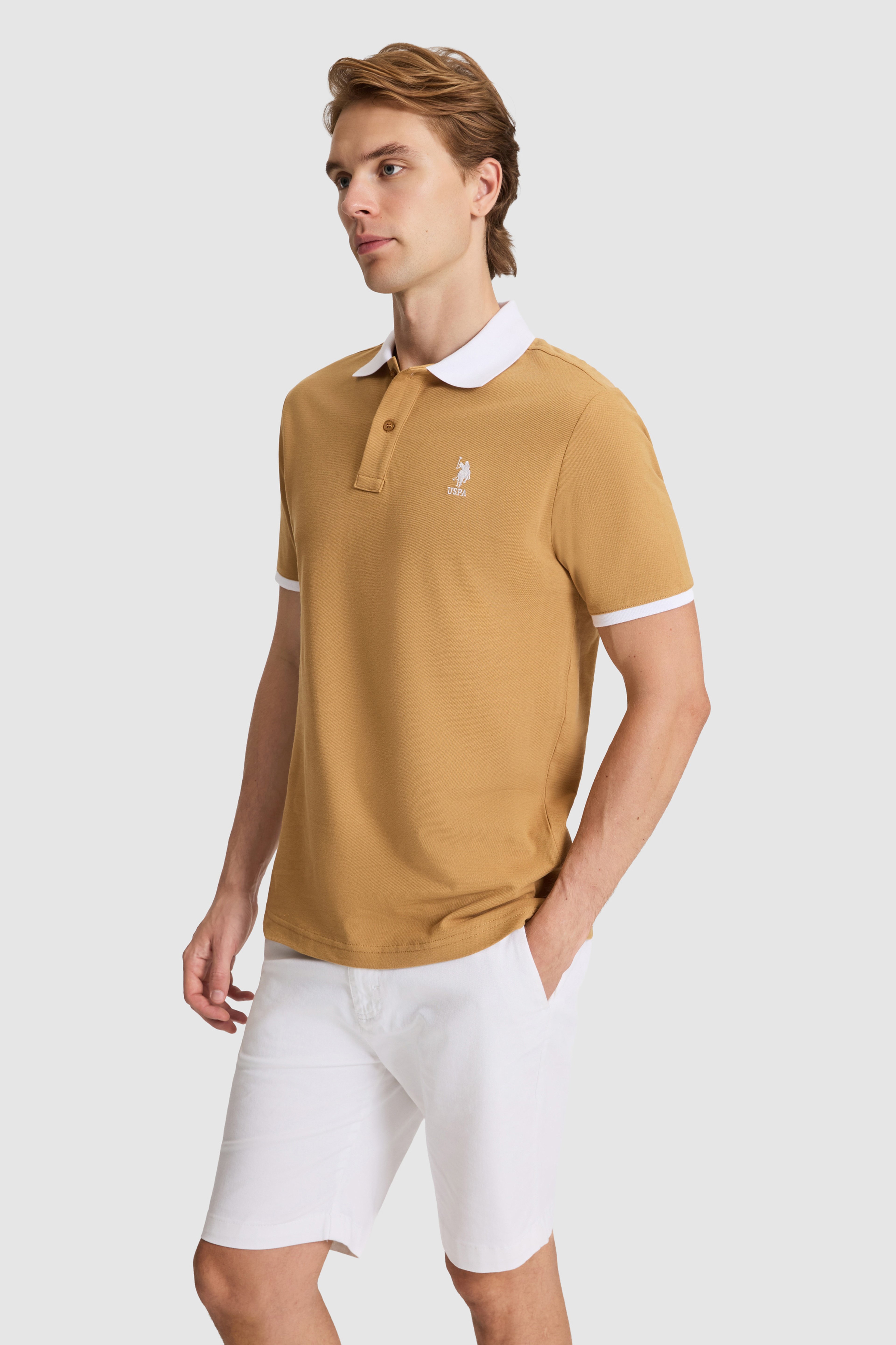 Erkek Coconut Regular Fit Polo Yaka Basic Tişört - Image 3