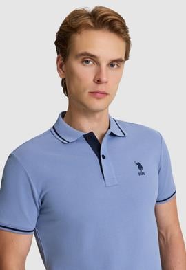 Erkek İndigo Basic Tişört - 50326975045