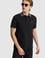 Erkek Siyah Regular Fit Polo Yaka Basic Tişört