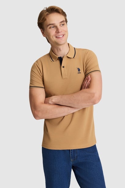 Erkek Coconut Slim Fit Polo Yaka Basic Tişört