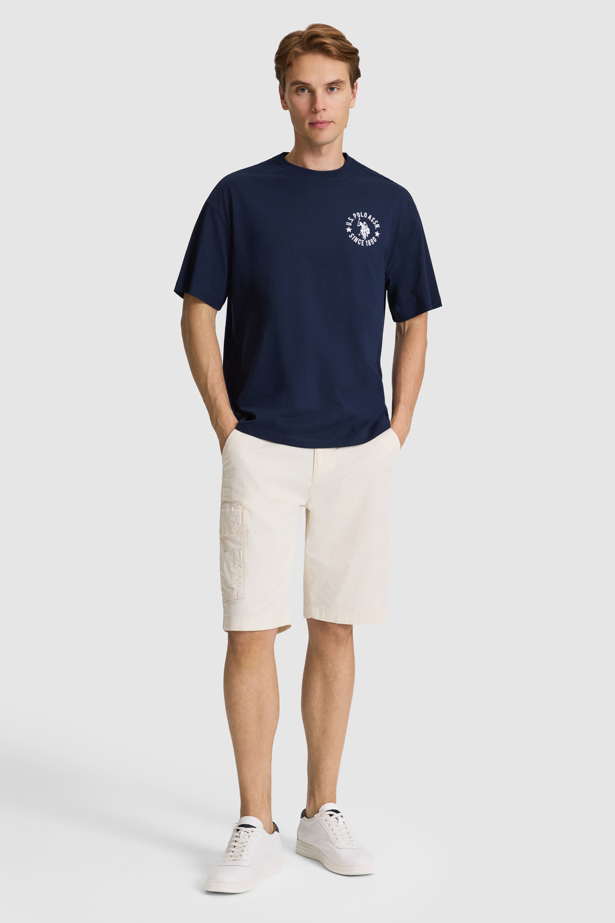 تی شرت یقه گرد Oversize مردانه یو اس پولو | U.S. Polo Assn. - تصویر 4