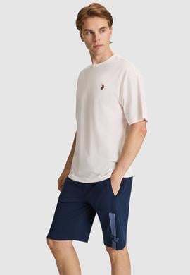 Erkek Krem Basic Tişört - 50326993045