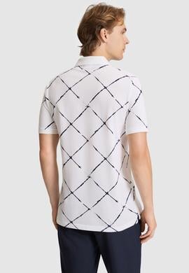 Erkek Beyaz Regular Fit Polo Yaka Tişört - 50326954001