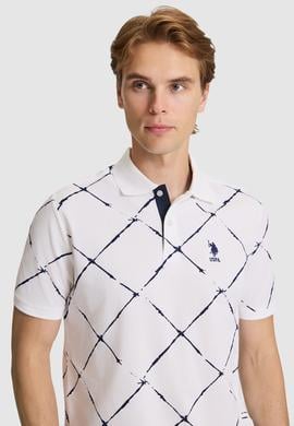 Erkek Beyaz Regular Fit Polo Yaka Tişört - 50326954001