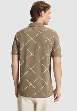 Erkek Haki Regular Fit Polo Yaka Tişört - 50326954012
