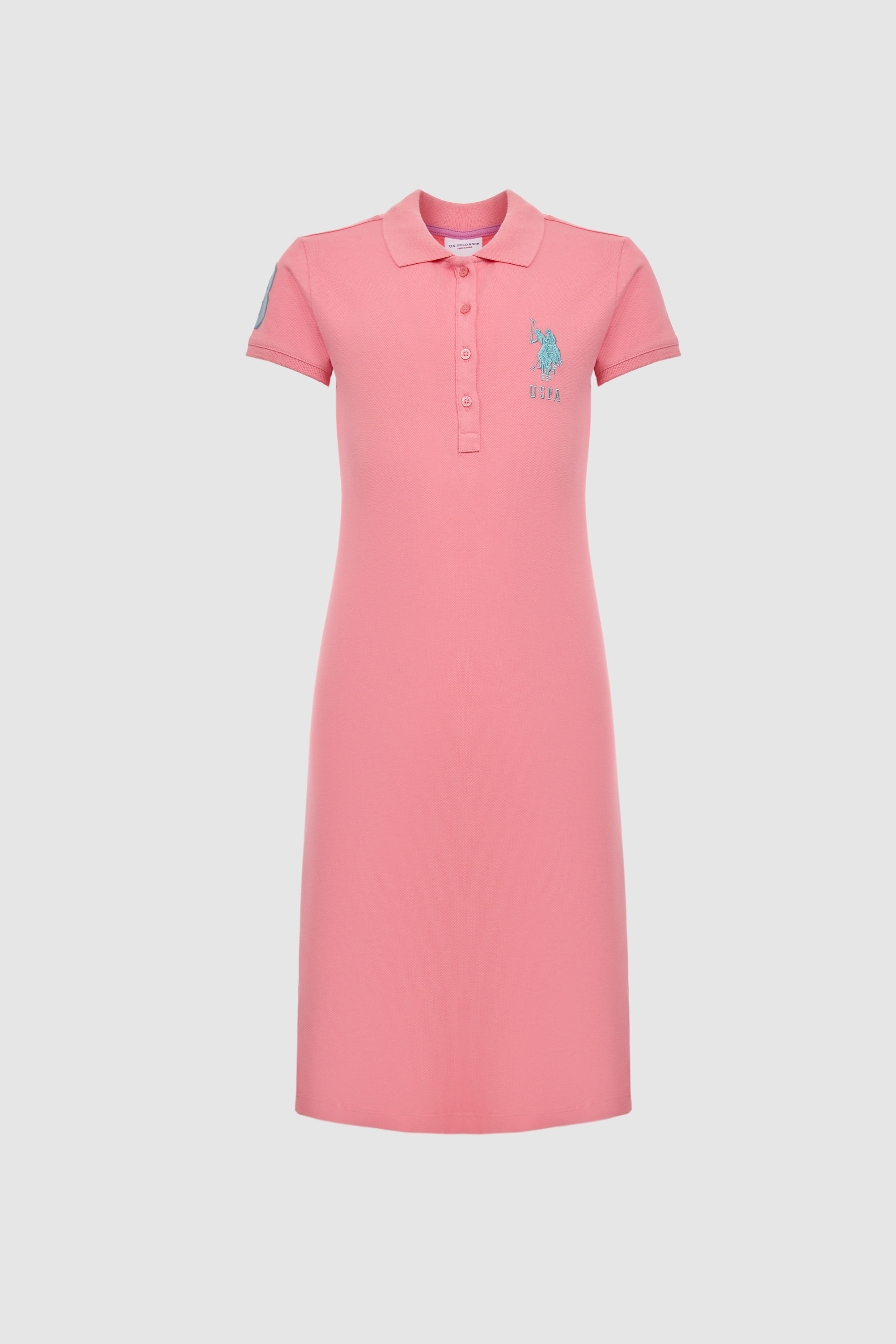 Kadın Pembe Örme Elbise - Image 7