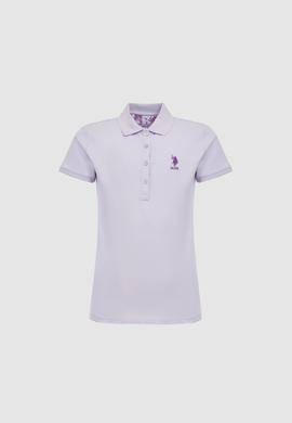 Kadın Lila Basic Tişört - 50321798093