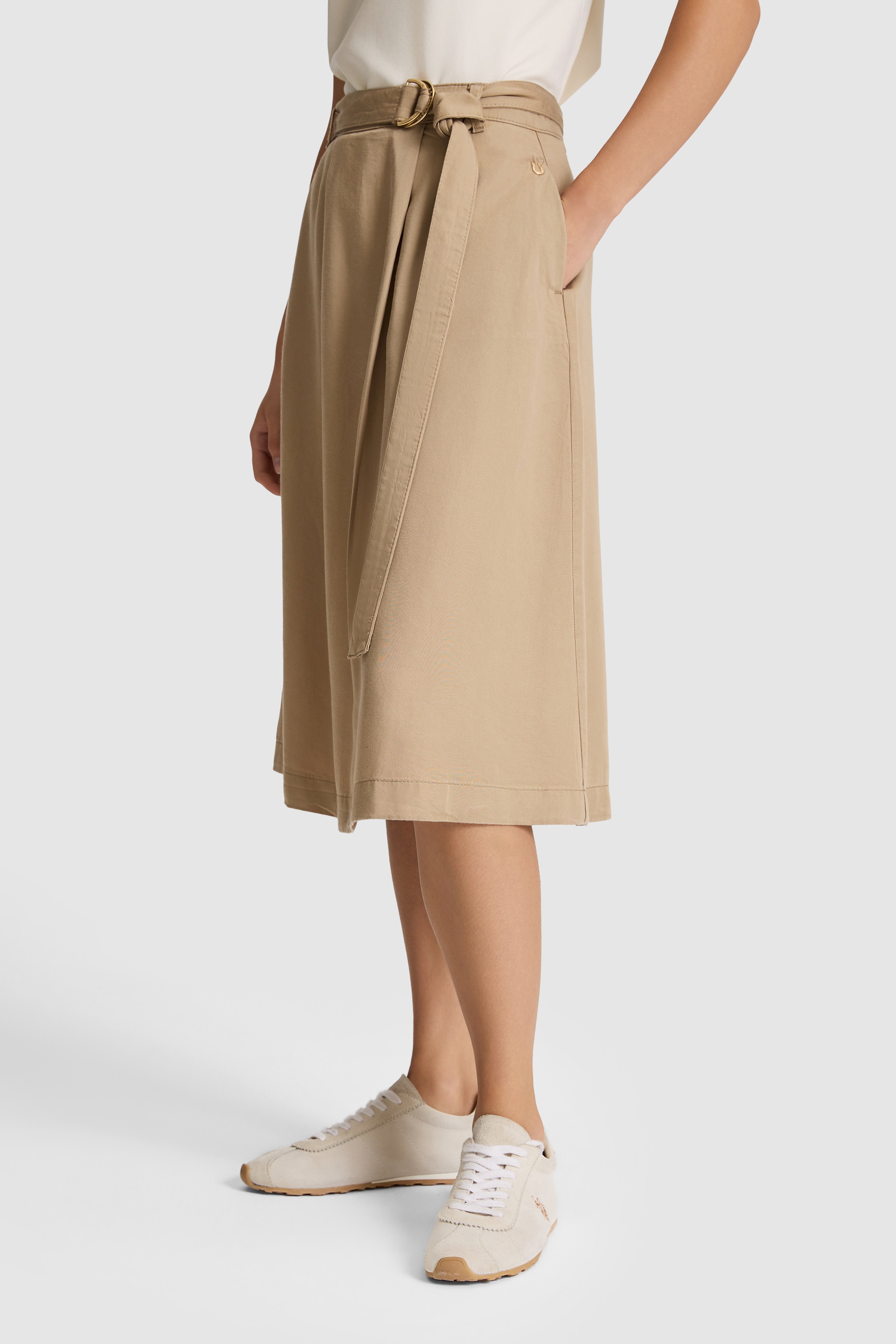 Kadın Camel Jean Etek