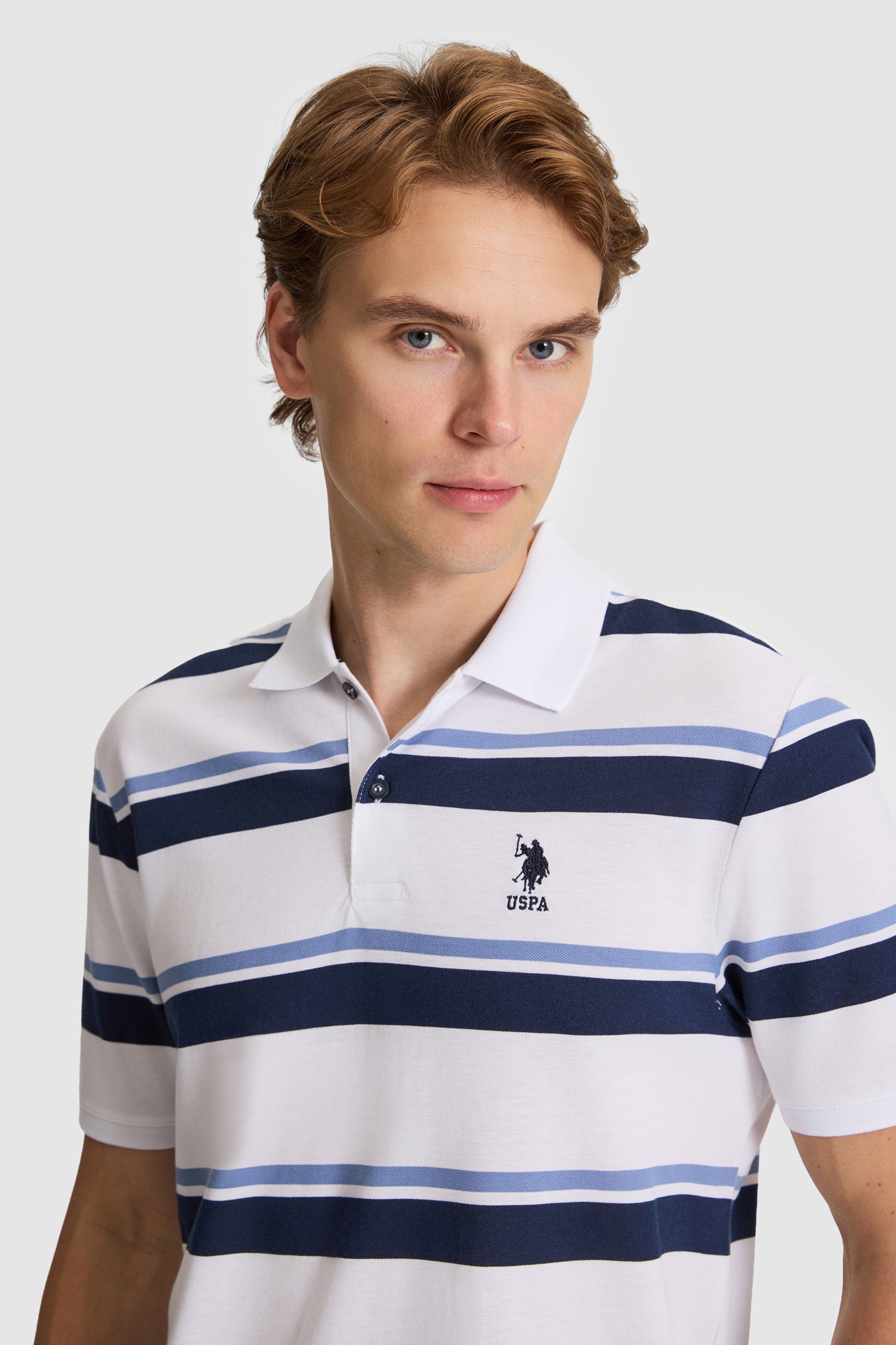 Erkek Lacivert Regular Fit Polo Yaka Tişört - Image 2