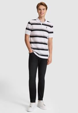 Erkek Siyah Regular Fit Polo Yaka Tişört - 50326934014