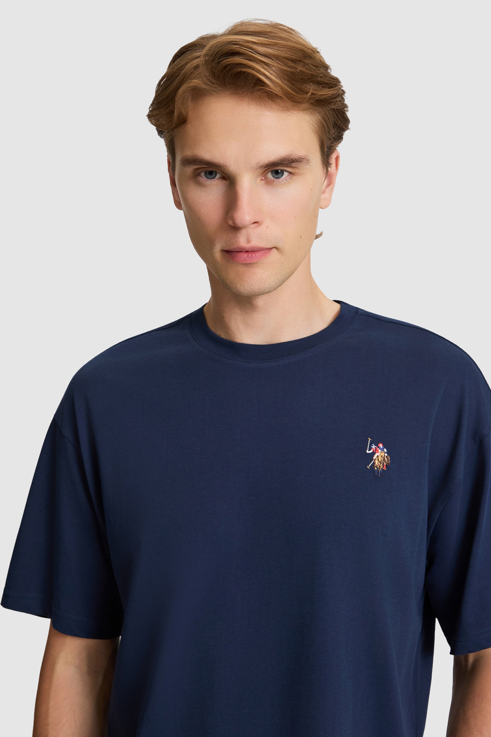تی شرت یقه گرد ریلکس مردانه یو اس پولو | U.S. Polo Assn. - تصویر 2