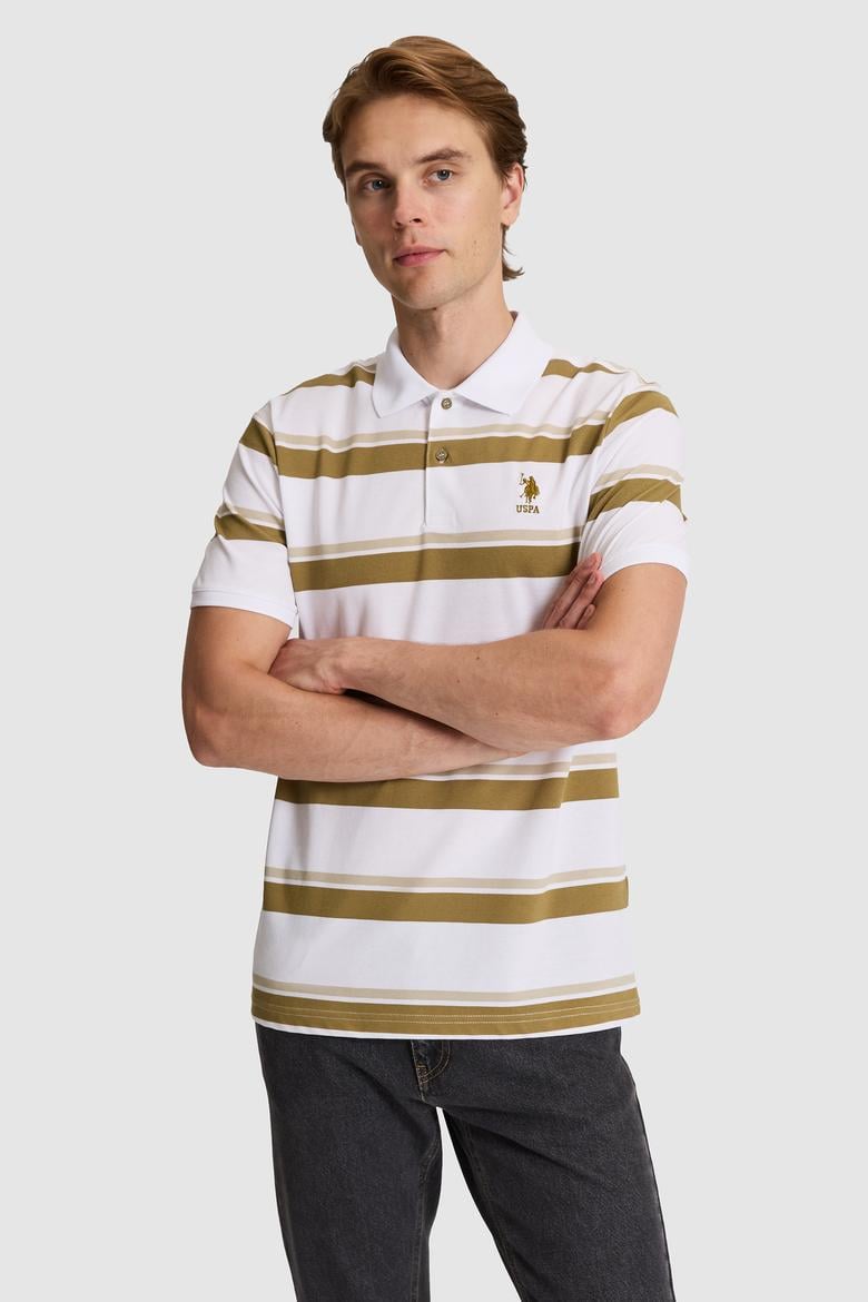 Erkek Yeşil Regular Fit Polo Yaka Tişört - 50326934030