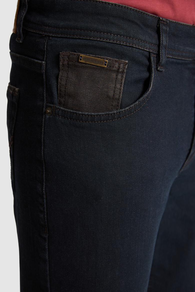 Erkek Kahverengi Jean Pantolon - 50321478018