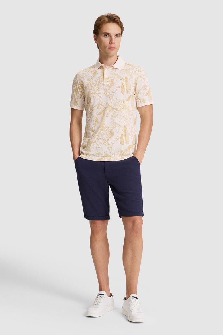 Erkek Krem Regular Fit Polo Yaka Tişört - 50326936012
