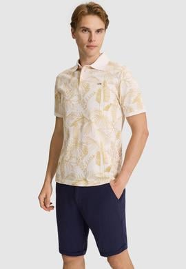 Erkek Krem Regular Fit Polo Yaka Tişört - 50326936012