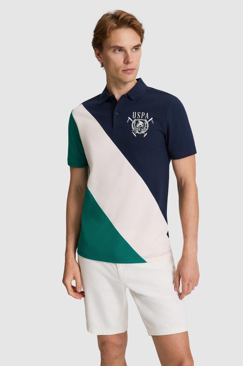 Erkek Lacivert Regular Fit Polo Yaka Tişört