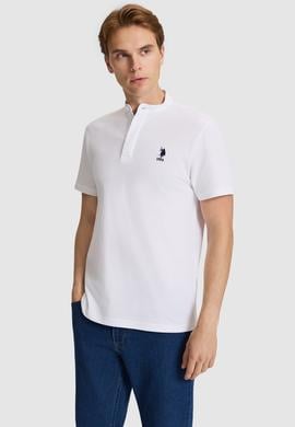 Erkek Beyaz Regular Fit Polo Yaka Tişört - 50322322001