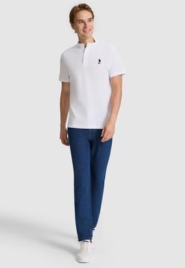 Erkek Beyaz Regular Fit Polo Yaka Tişört - 50322322001