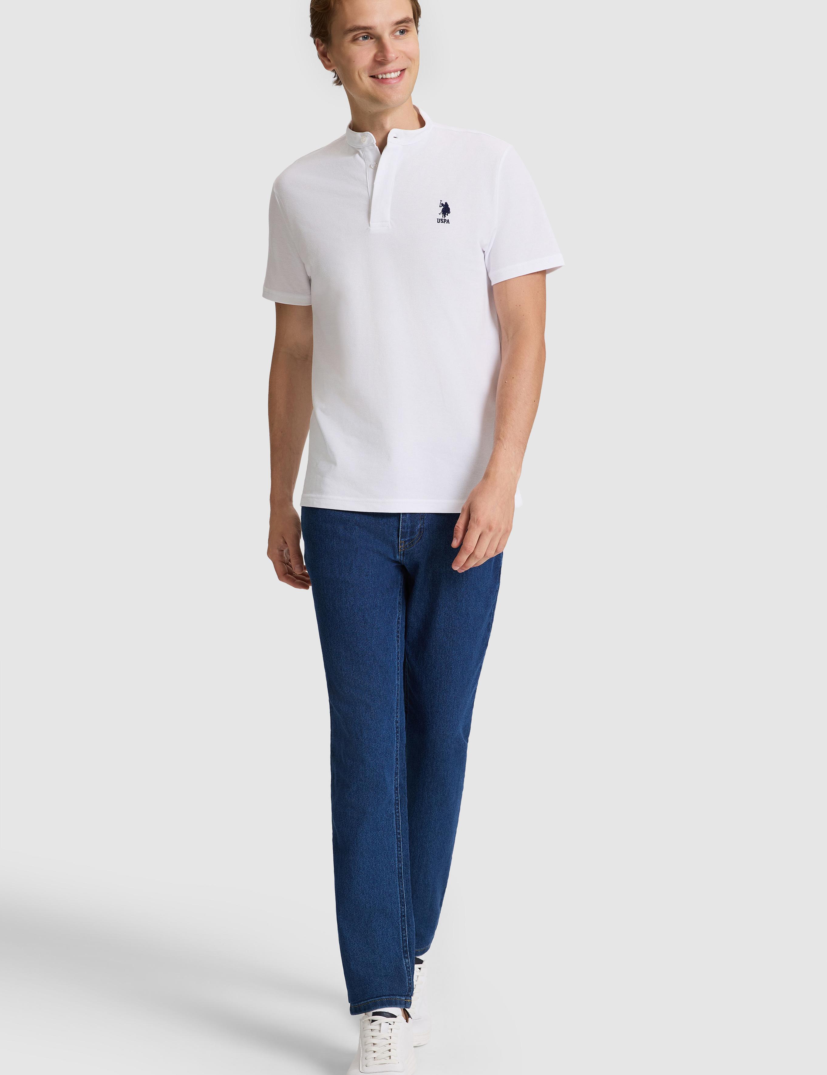 تی شرت یقه دیپلمات رگولار مردانه یو اس پولو | U.S. Polo Assn. - تصویر 4