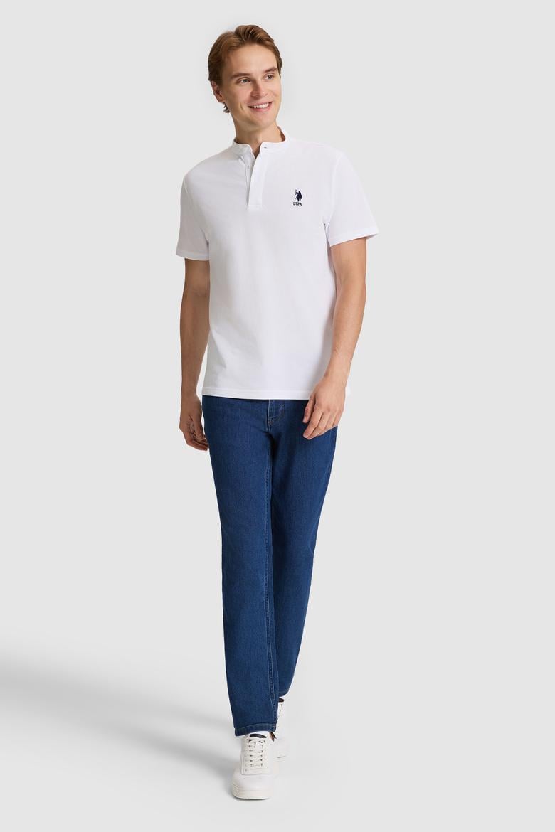 Erkek Beyaz Regular Fit Polo Yaka Tişört - 50322322001