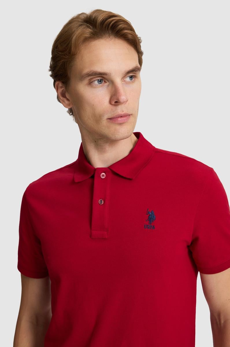 Erkek Bordo Basic Tişört