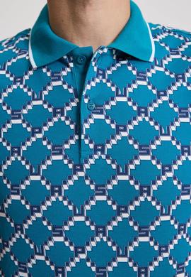 Erkek Petrol Regular Fit Polo Yaka Tişört - 50322350012