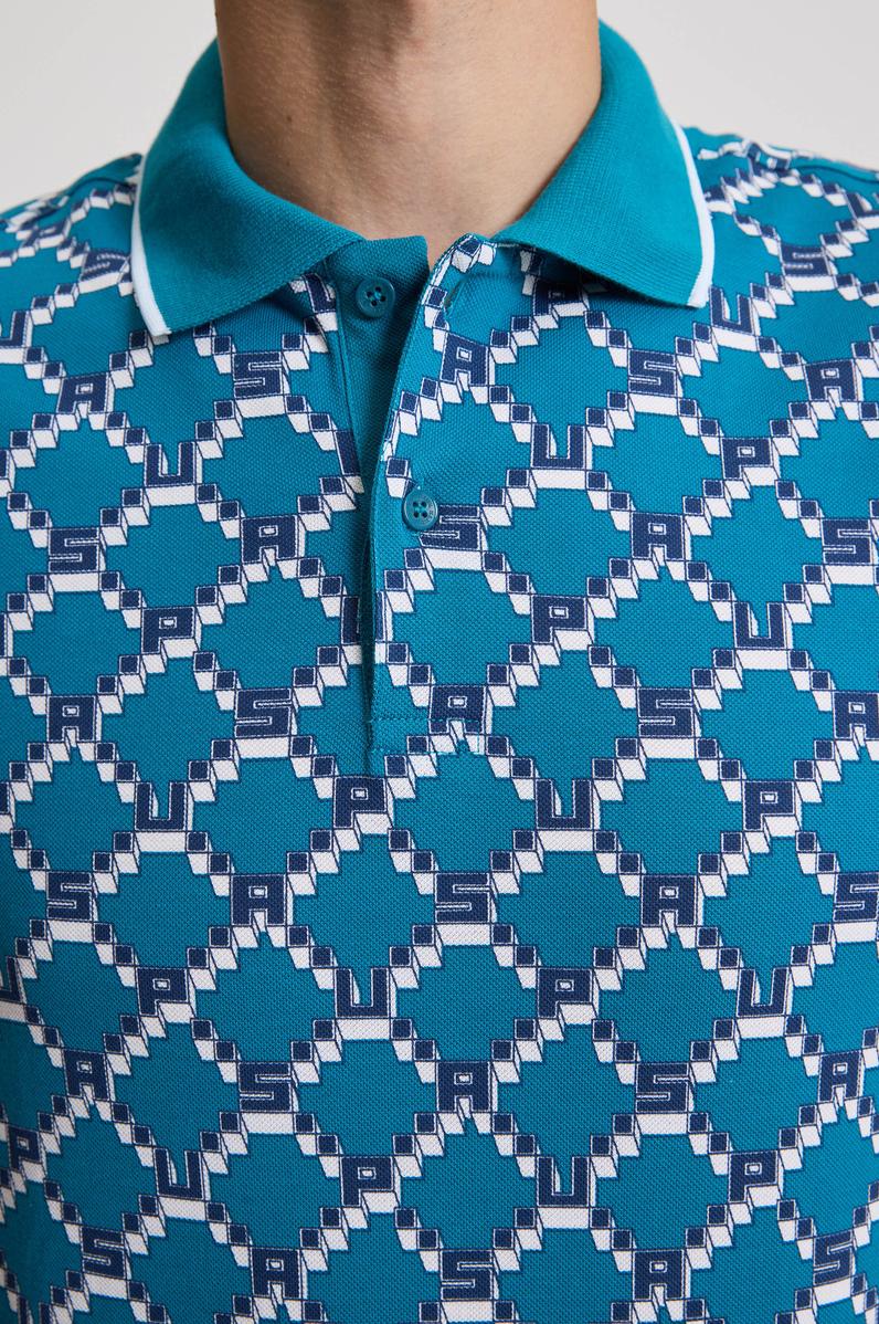 Erkek Petrol Regular Fit Polo Yaka Tişört